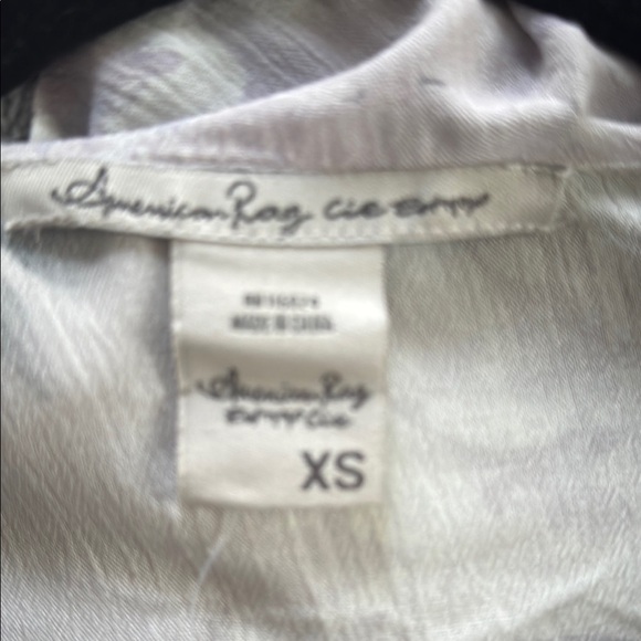 American Rag Cie Purple Blouse with Ruffled Details #475 - Picture 4 of 8